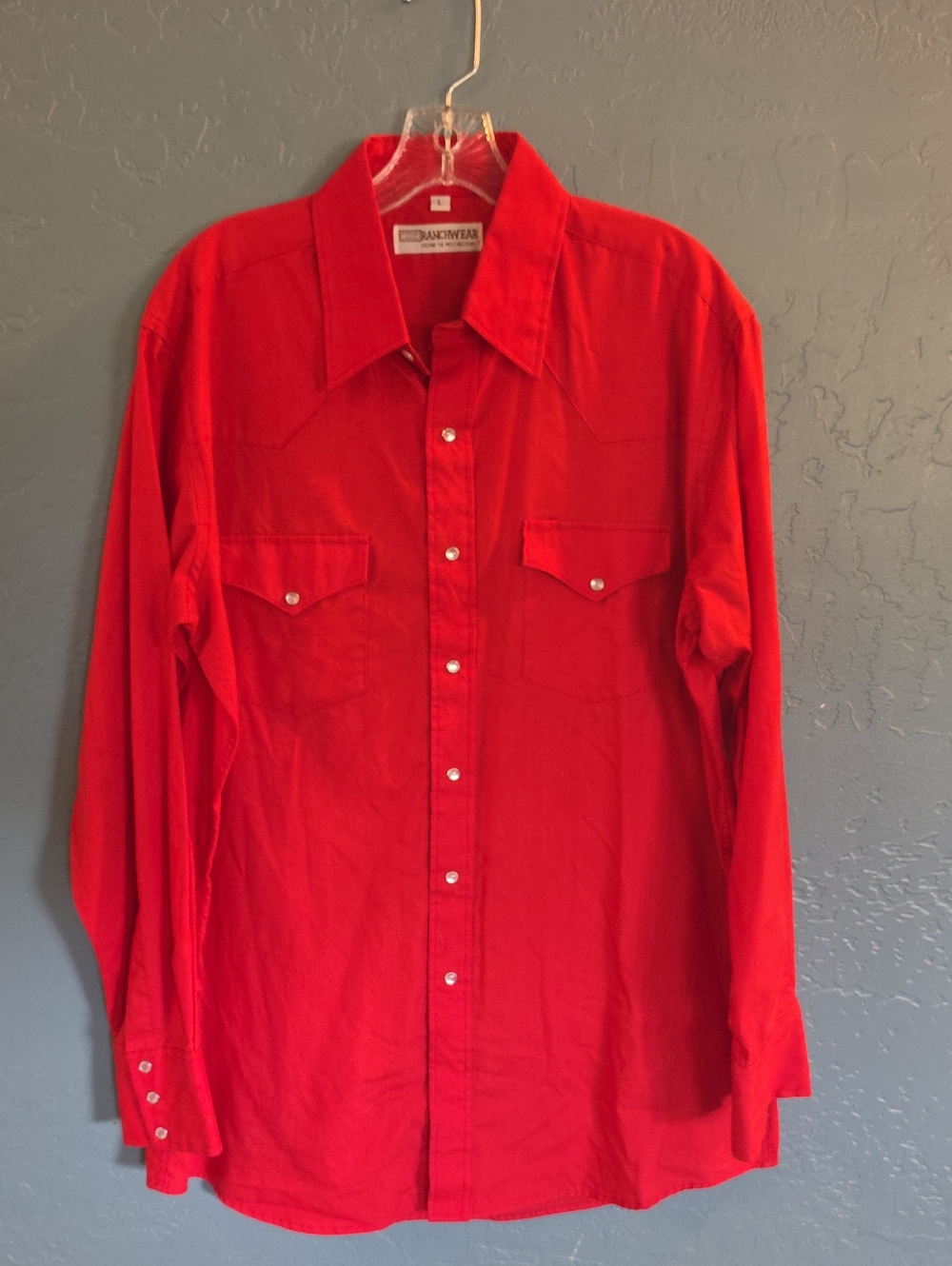 Corral Vibrant Red Western-Style Button-Down Shirt